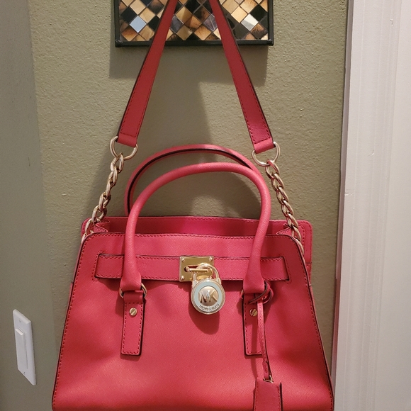 Michael Kors Hamilton EW East West Satchel - Picture 3 of 16